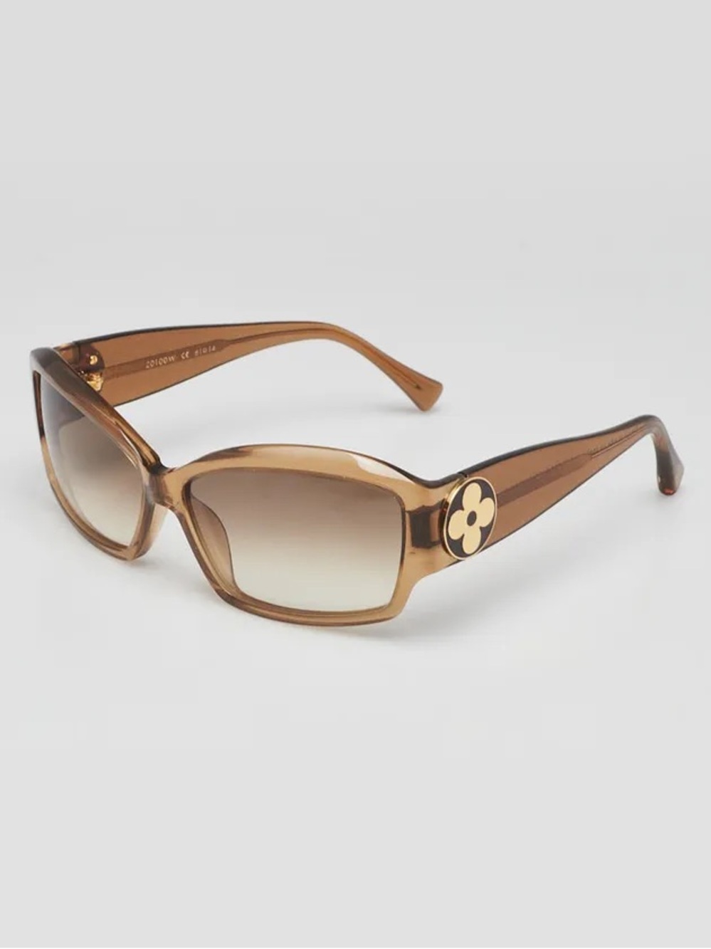 LOUIS VUITTON LV Sunglasses Z0100W PVC Brown Sparkling Acetate